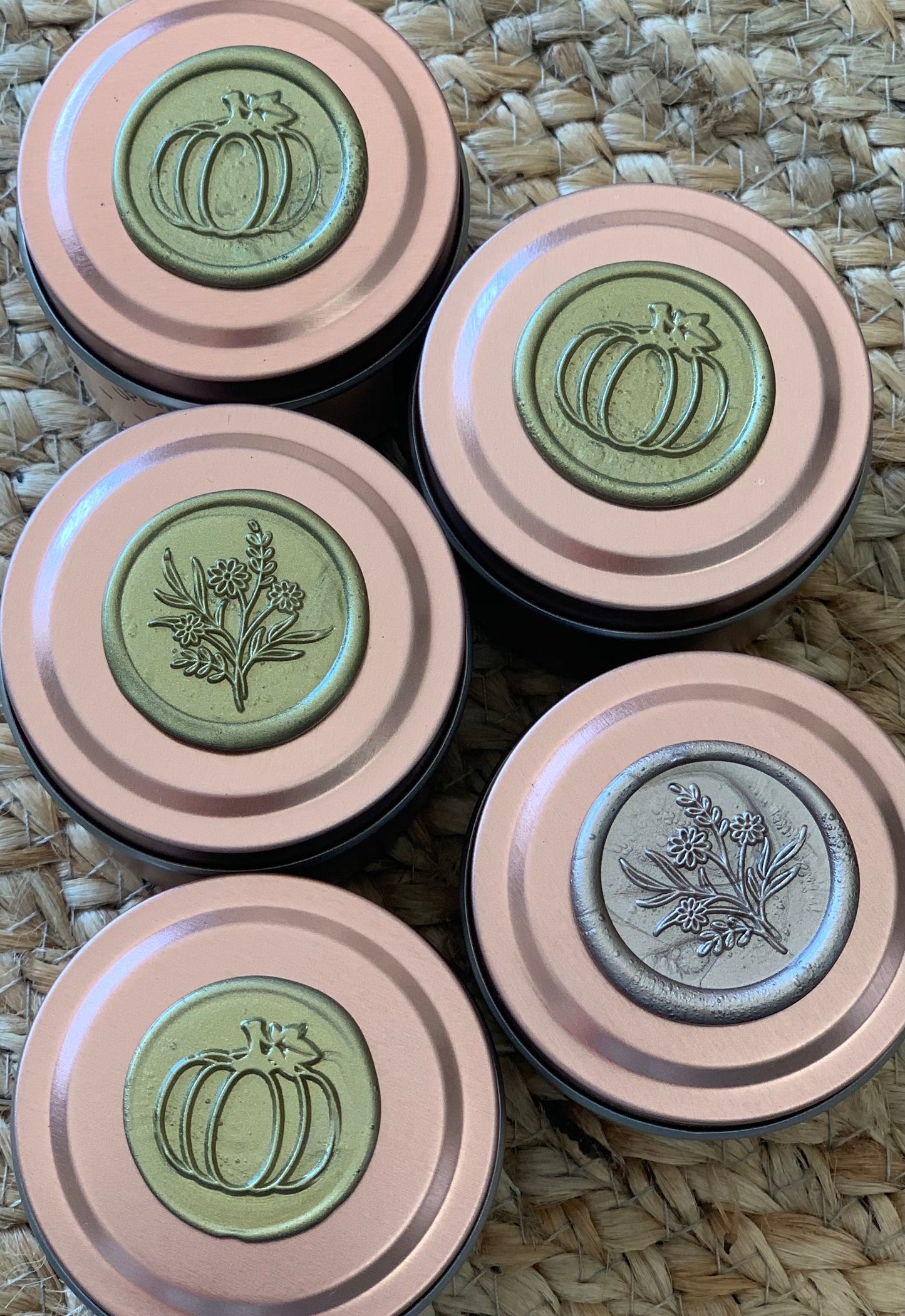 Mini Tin & Wax Seal Lid
