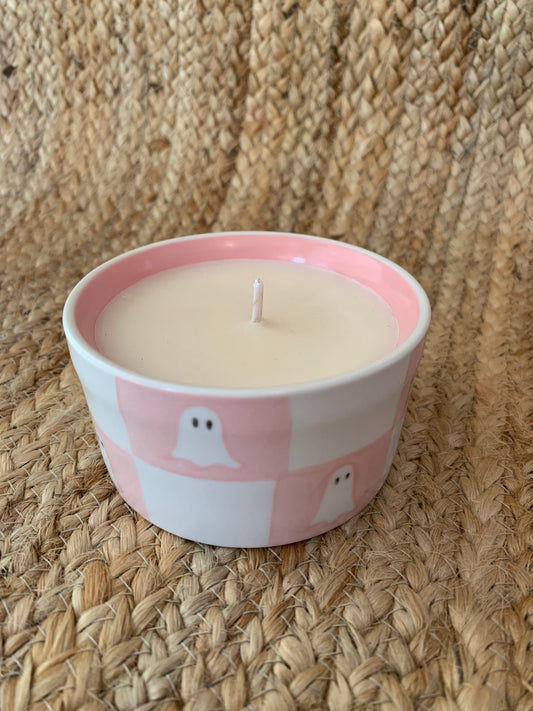 Pink Checkered Ghost
