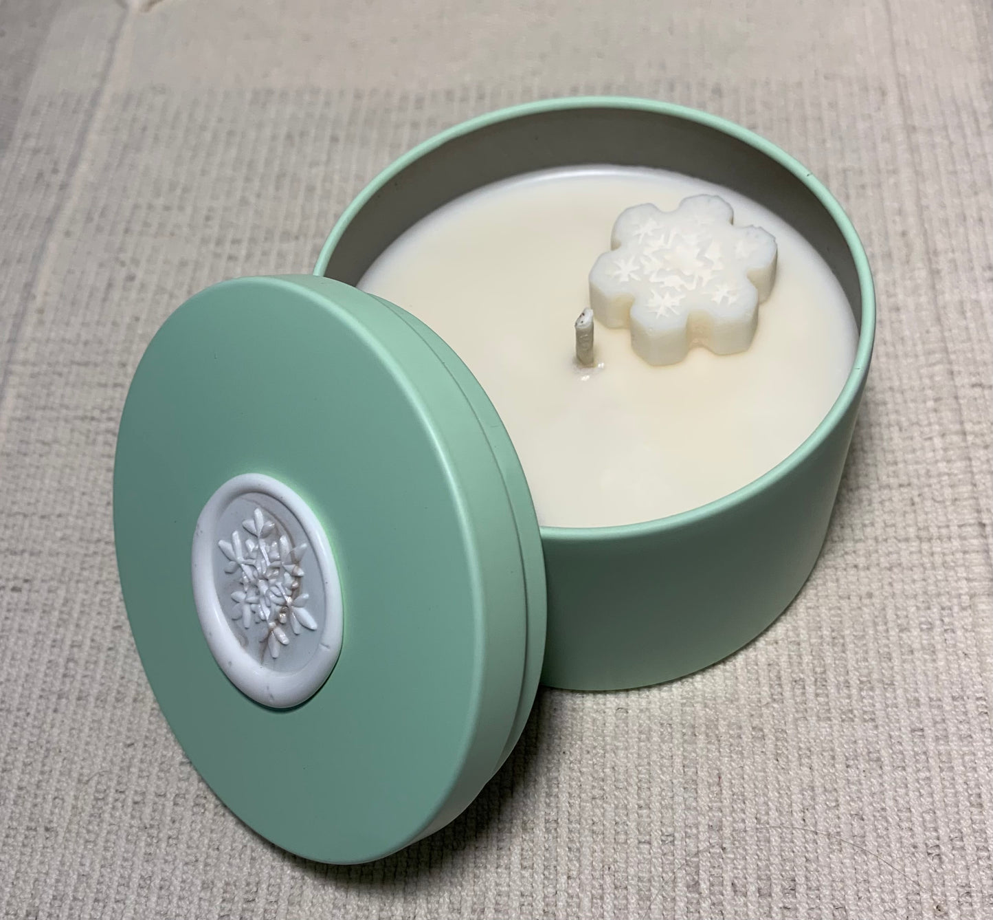 Green Tin & Wax Seal