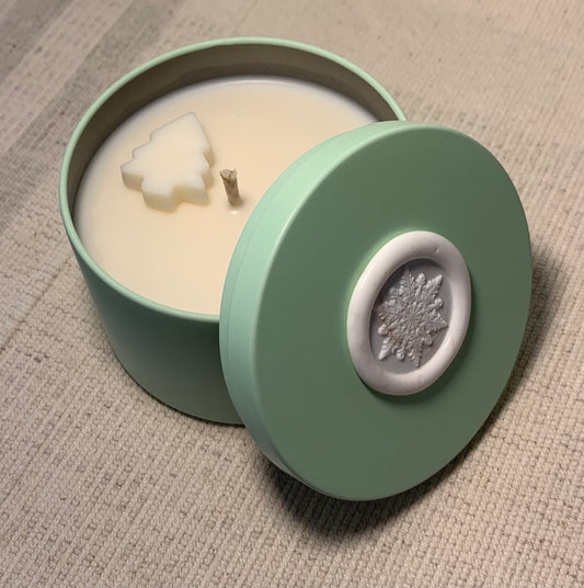 Green Tin & Wax Seal